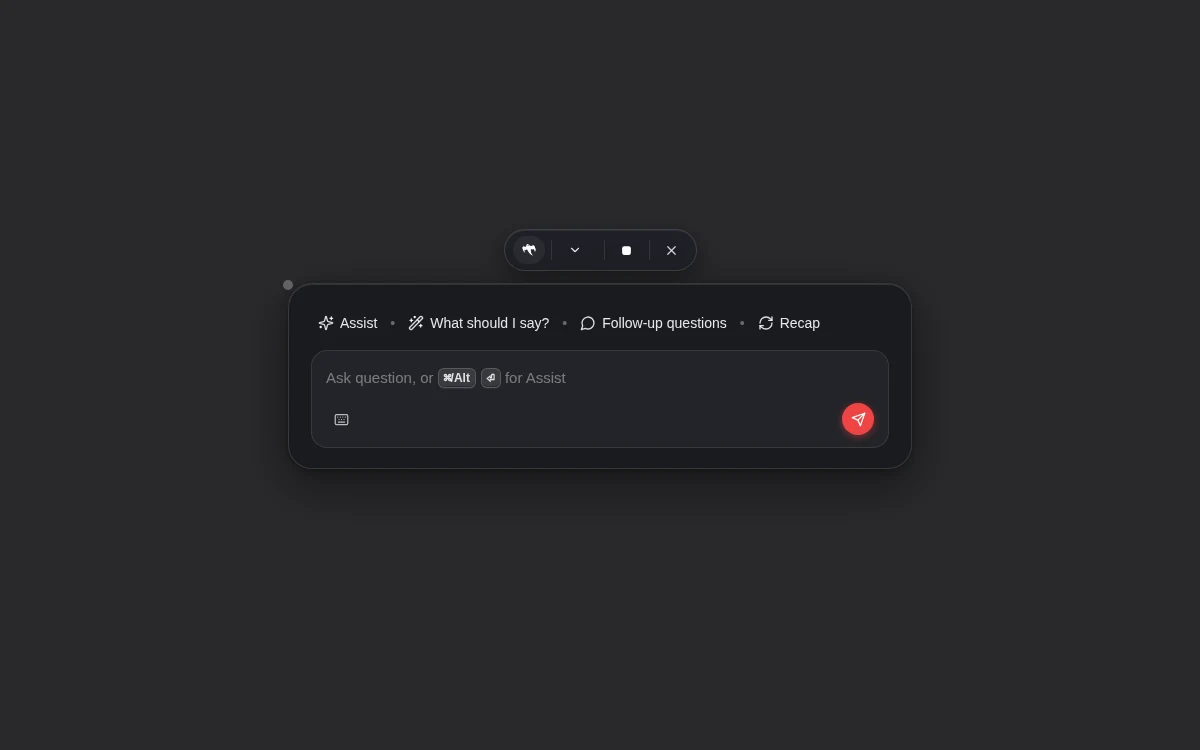 The real Aiely desktop assistant interface